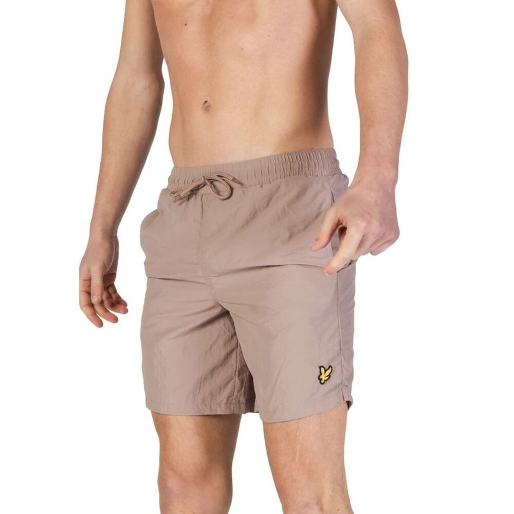 Lyle & Scott Beige Nylon Swim Men's Shorts